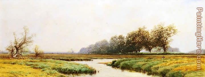 Newburyport Marshes painting - Alfred Thompson Bricher Newburyport Marshes art painting